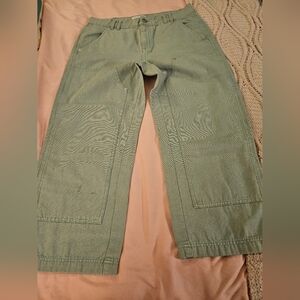 Urban Outfitters Green Wide-Leg  Double Knees Pants Size 28